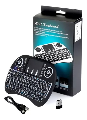 Mini Teclado Inalámbrico Universal Keyboard Retroiluminado